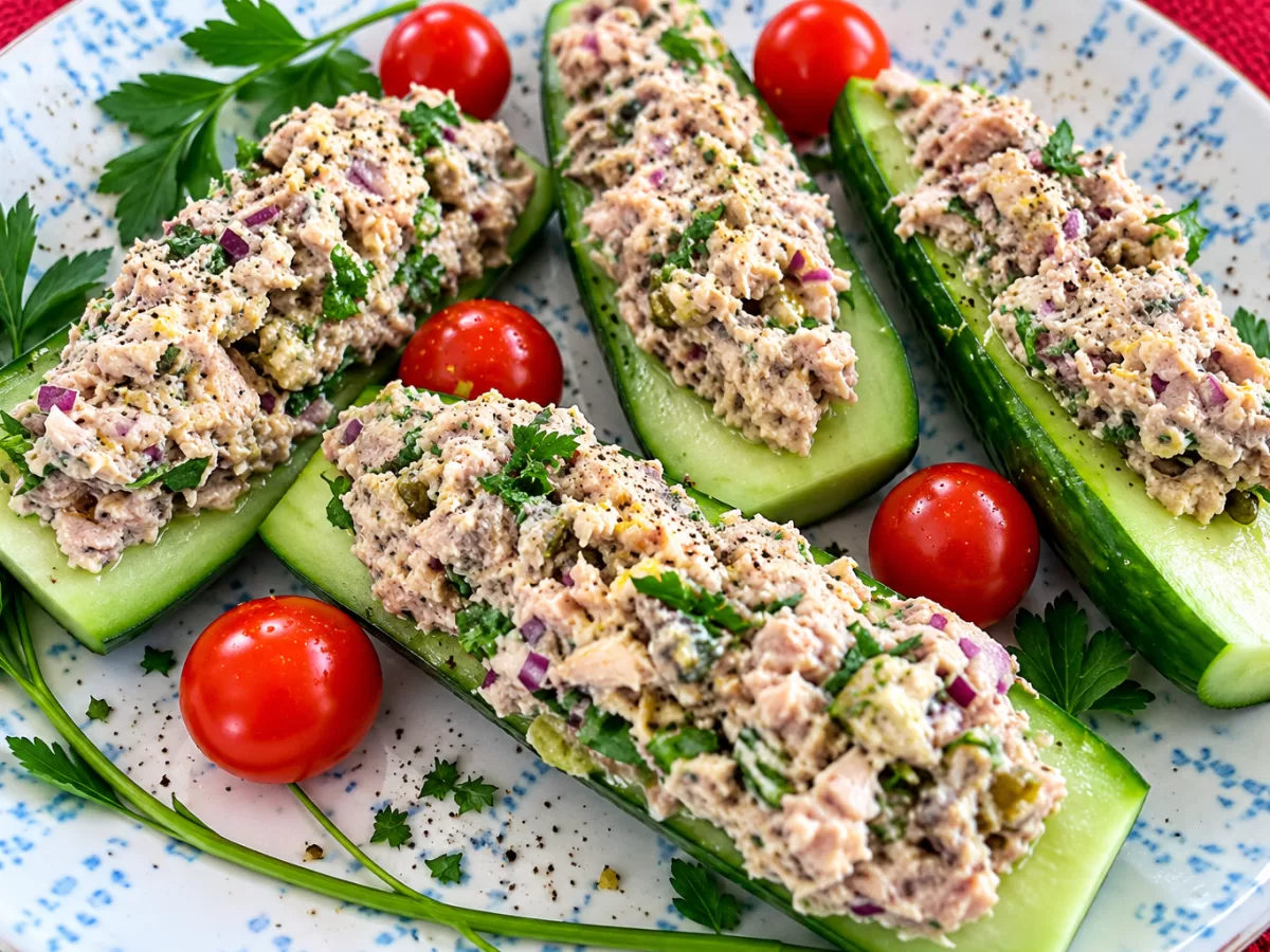 Cucumber and Sardine Salad